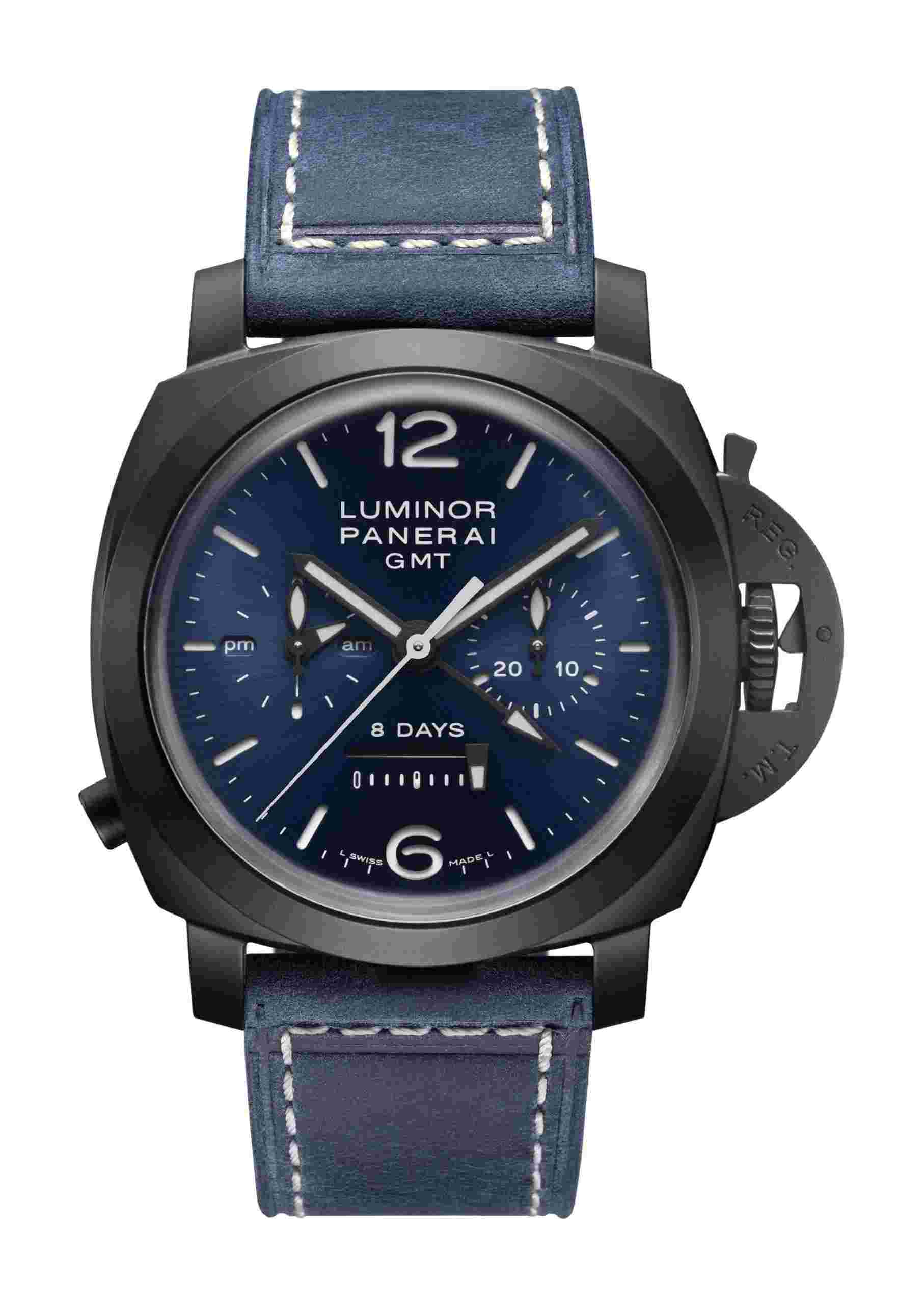 Panerai
Luminor Chrono Monopulsante 8 Giorni GMT Blu Notte