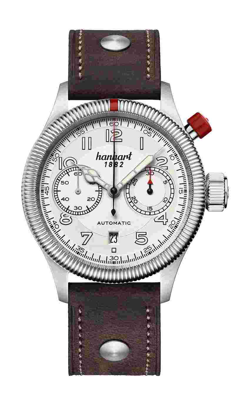 Hanhart
PIONEER MonoControl Silver, Fluted Bezel