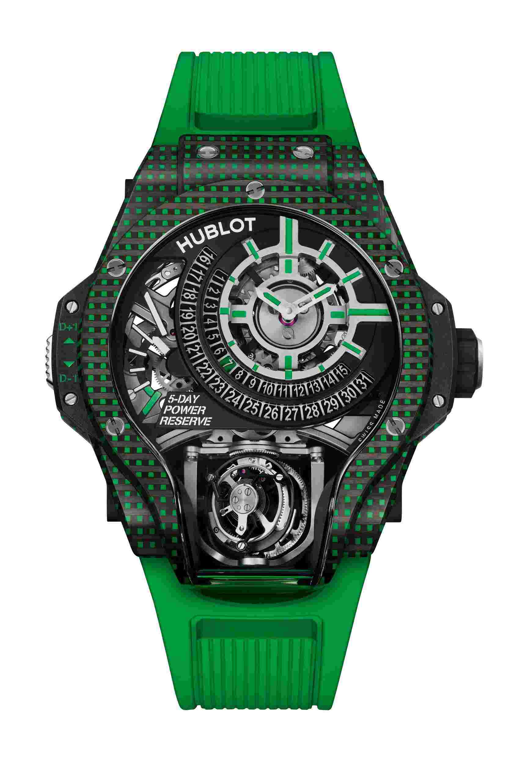 Hublot
MP-09 Tourbillon Bi-Axis 5 Days Power Reserve 3D Carbone
