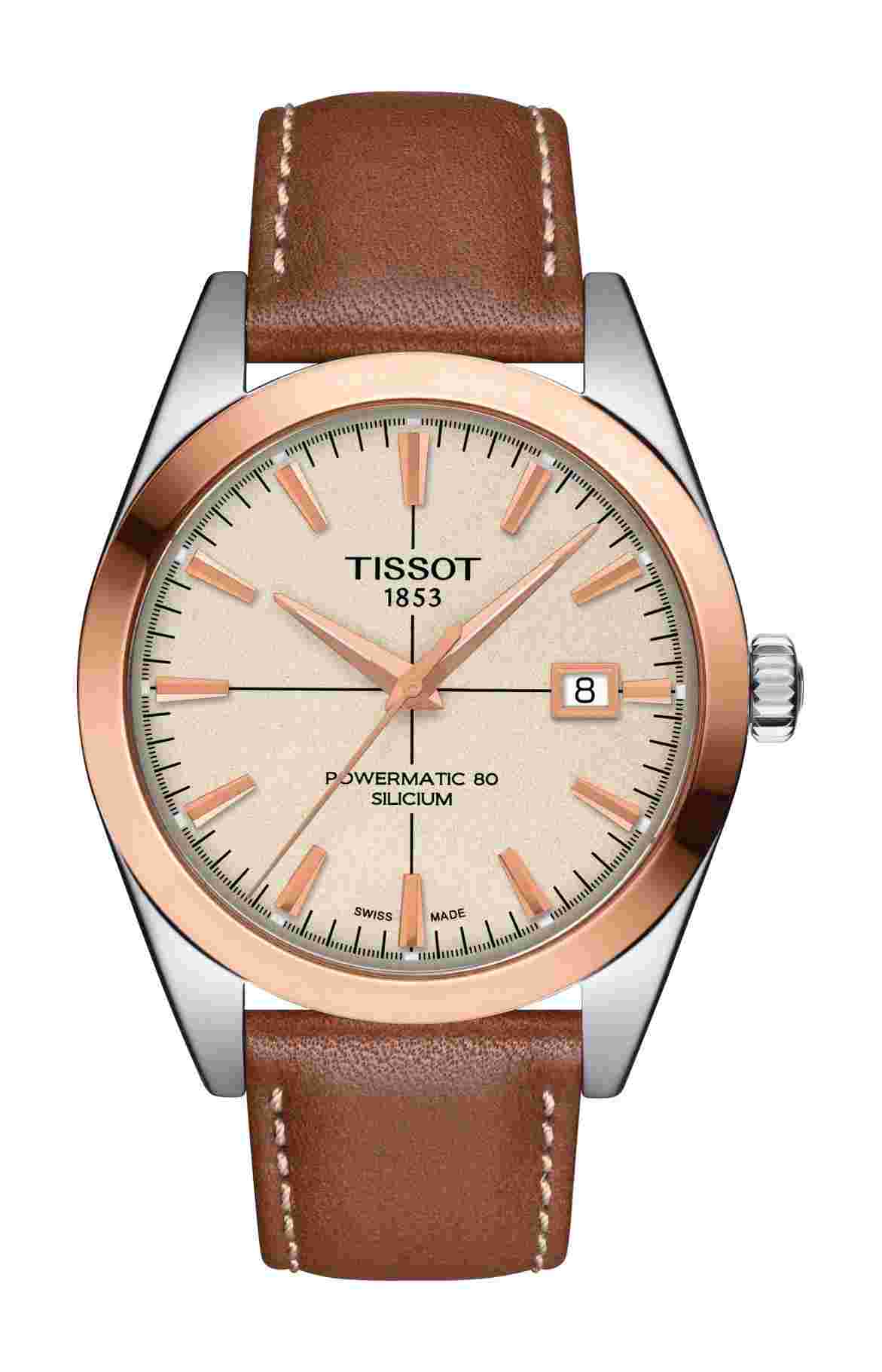 Tissot
Gentleman Powermatic 80 Silicium Solid 18K Gold bezel