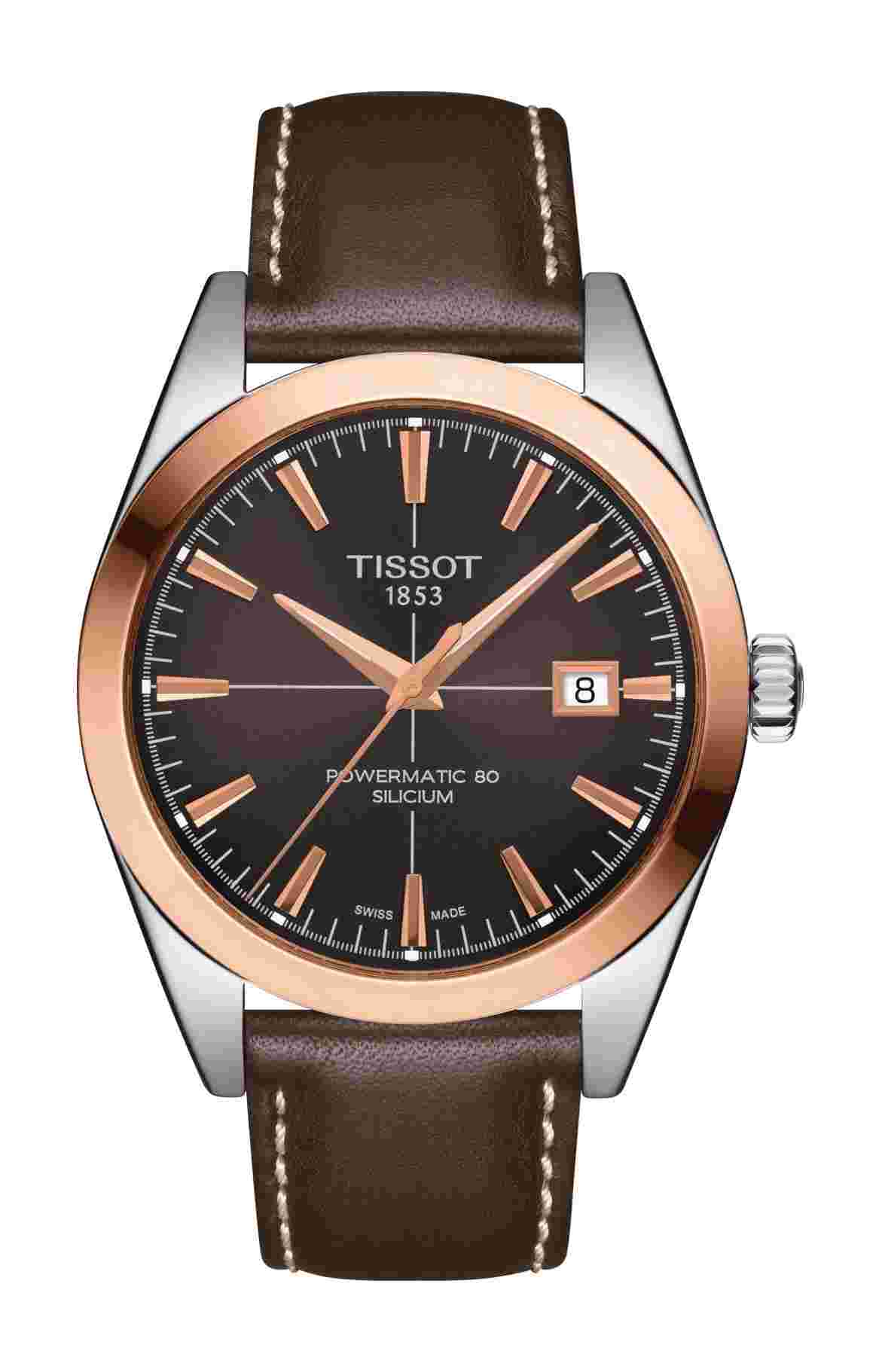 Tissot
Gentleman Powermatic 80 Silicium Solid 18K Gold bezel