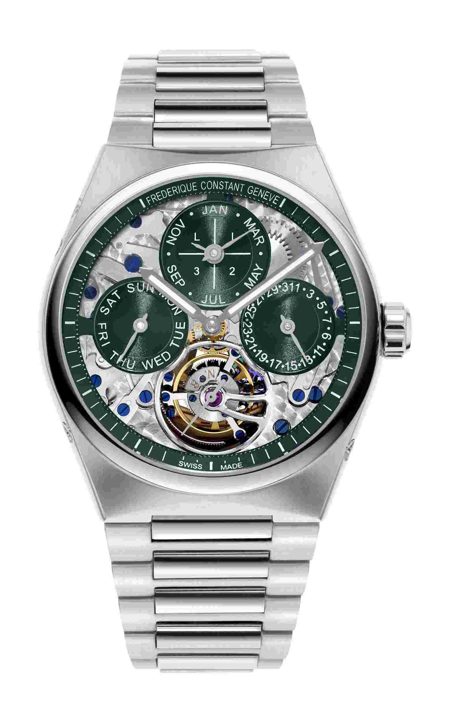Frederique Constant
Highlife Tourbillon Perpetual Calendar Manufacture Emerald