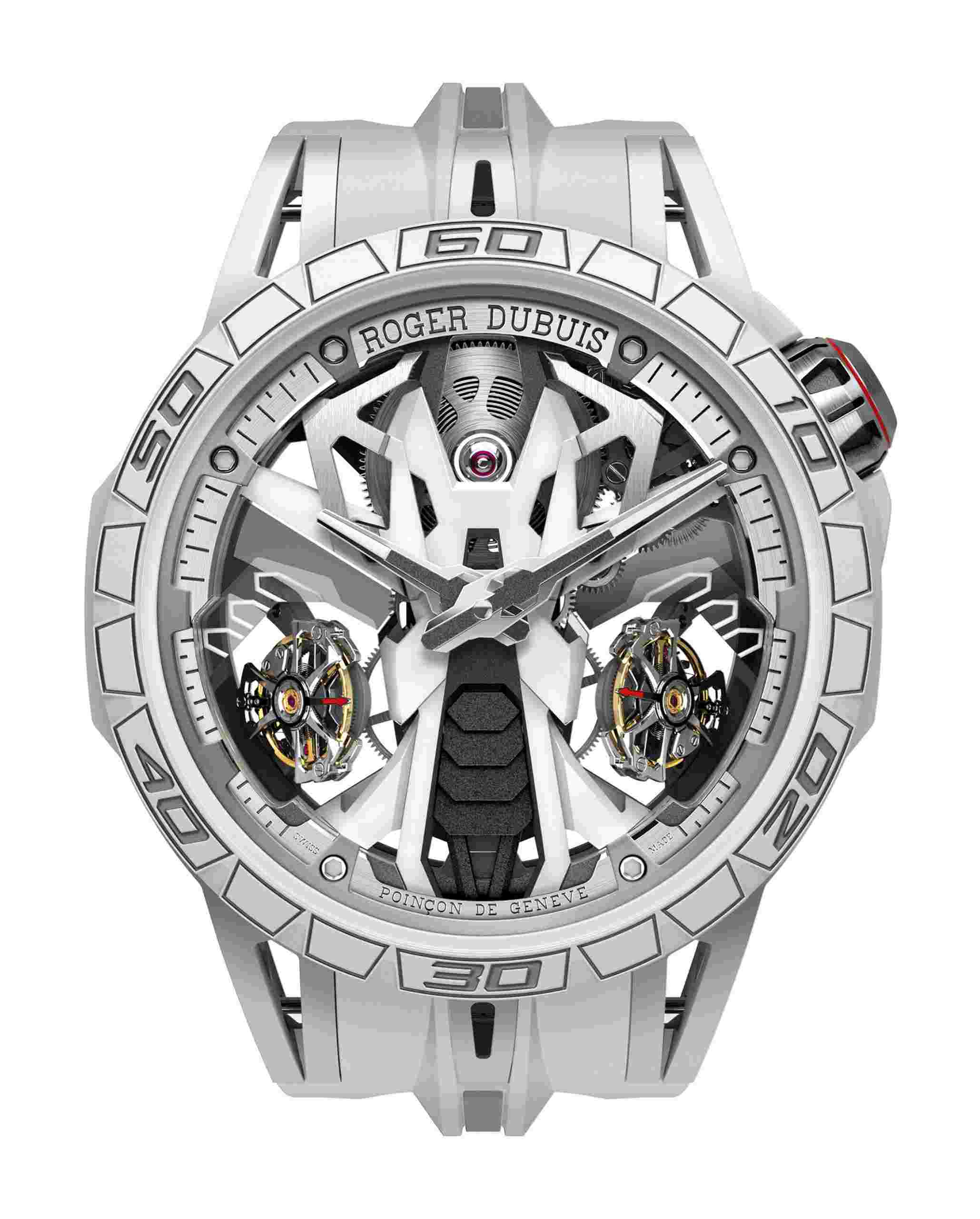 Roger Dubuis
Excalibur Spider Double Tourbillon Countach White MCF