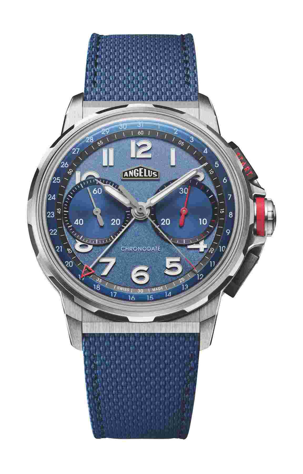 Angelus
Chronodate Titanium Blue