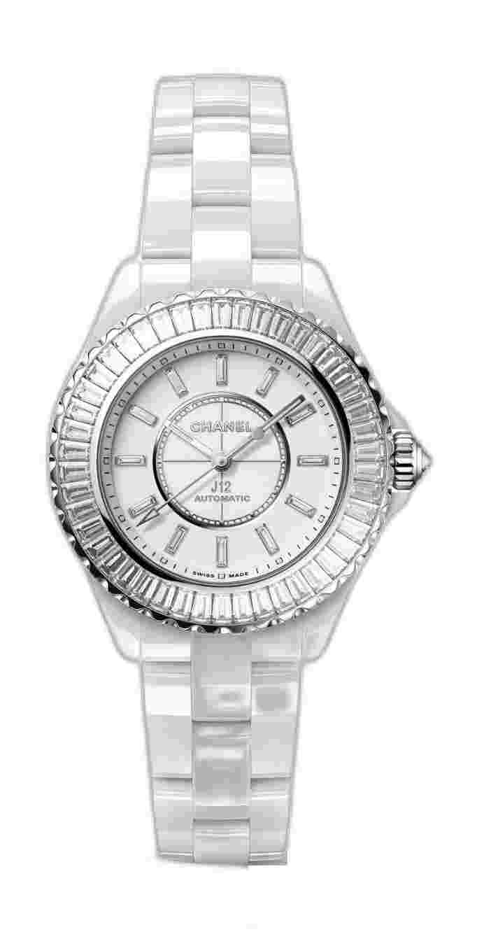 Chanel
J12 Baguette Diamond Bezel