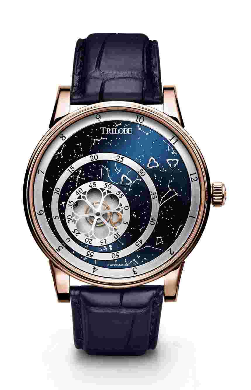 Trilobe
Les Matinaux Sunray Blue Rose Gold