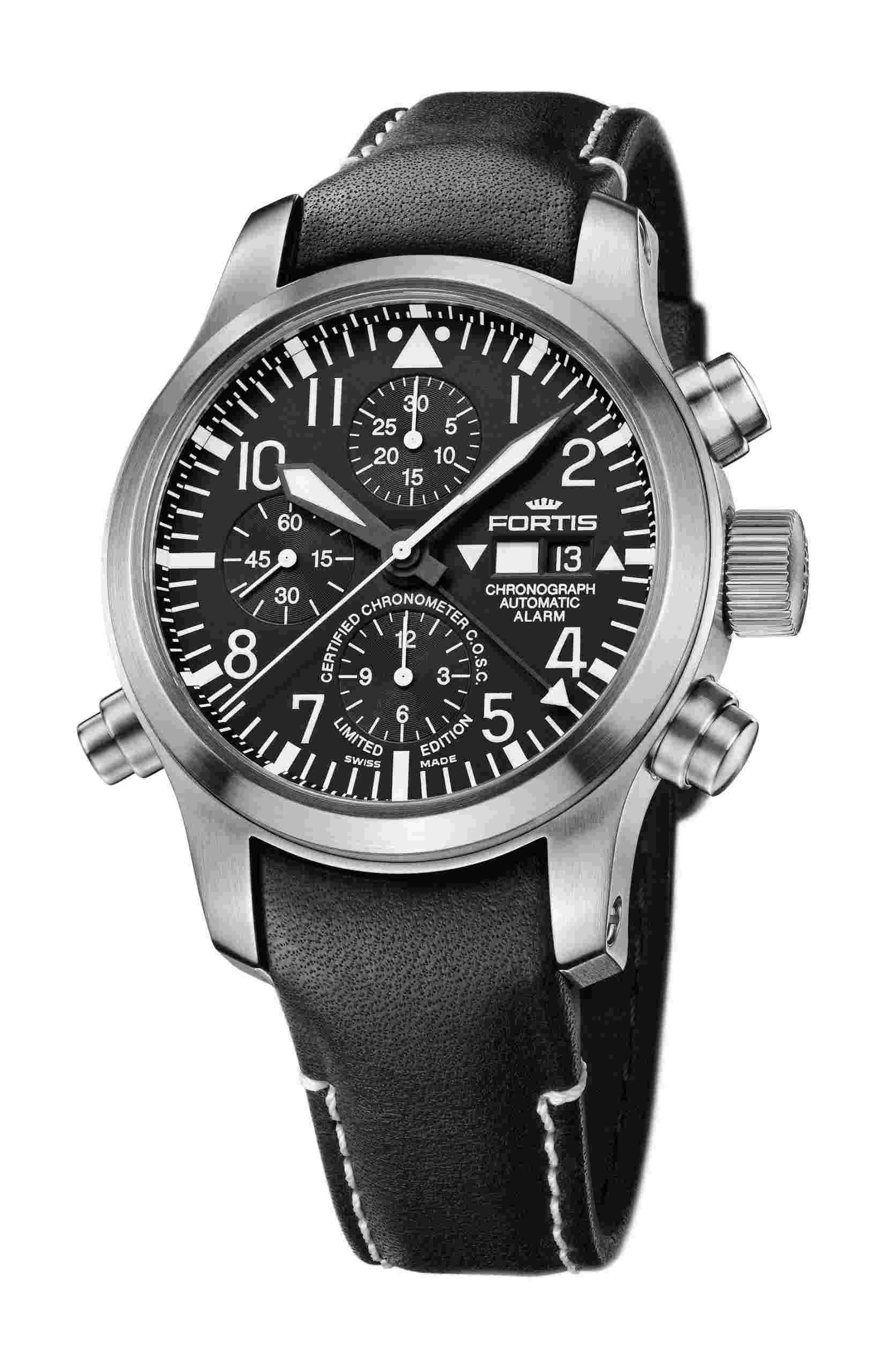 Fortis
Aeromaster Steel Alarm Chronograph