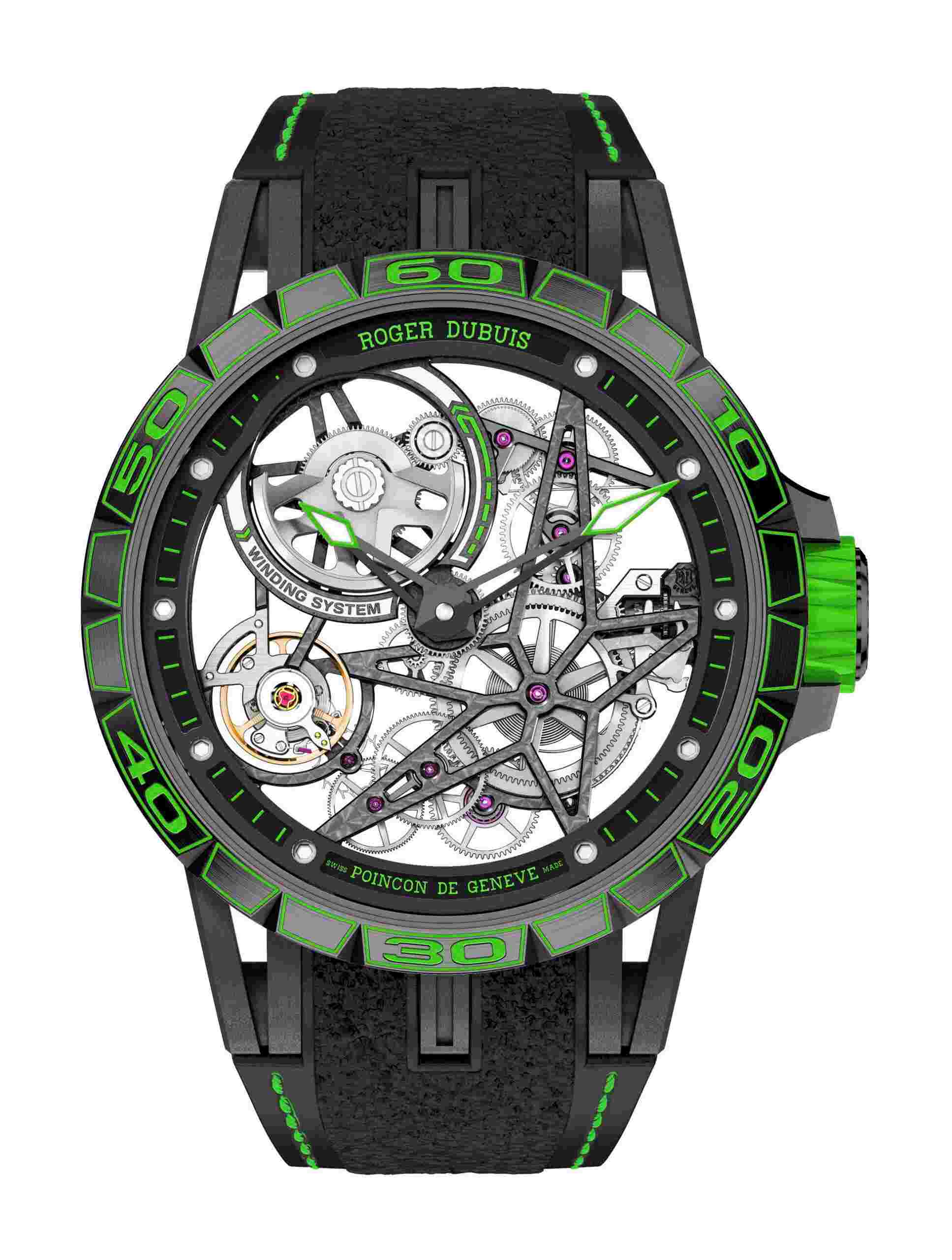 Roger Dubuis
Excalibur Spider Pirelli Black DLC Titanium