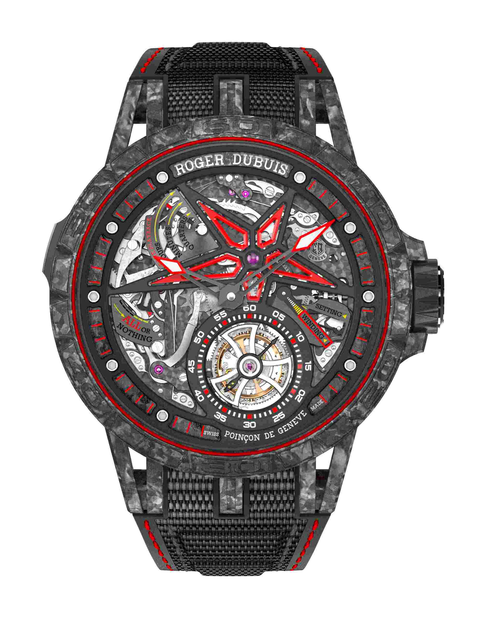Roger Dubuis
Excalibur Spider Minute Repeater Tourbillon Carbon