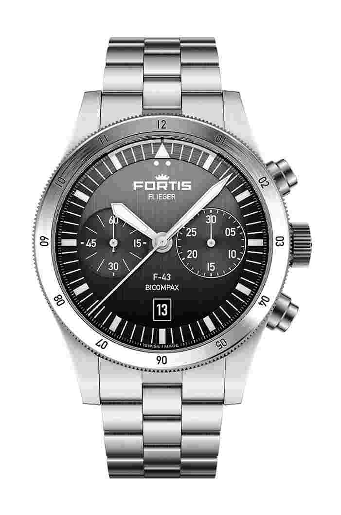 Fortis
Flieger F-43 Bicompax Black