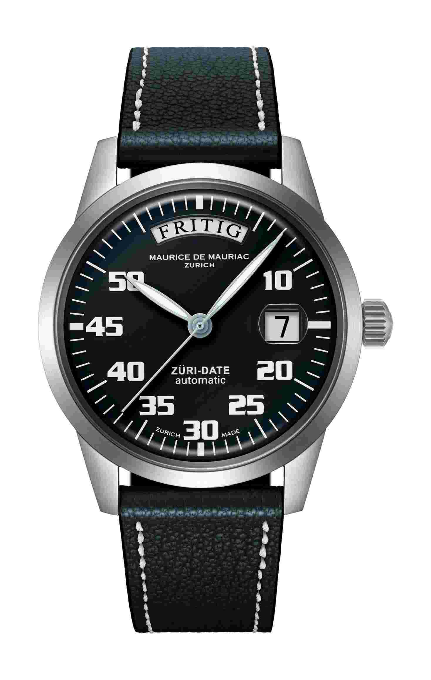 Maurice de Mauriac
Automatic Date “Züri Date” Black