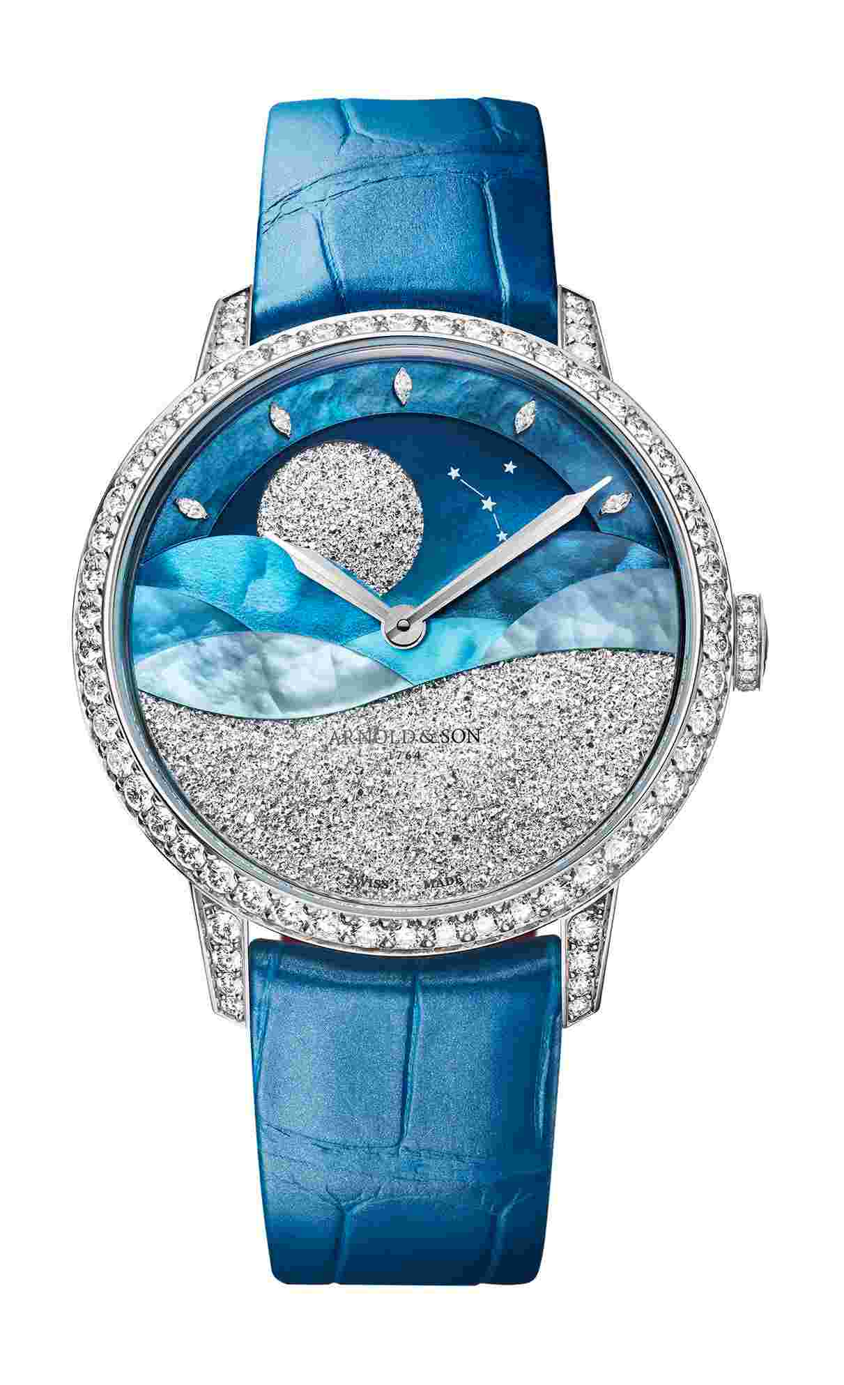 Arnold & Son
Perpetual Moon 38 White Gold Mintnight