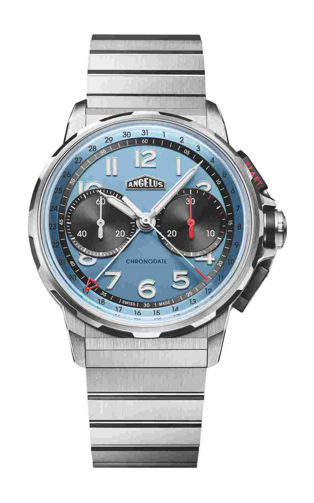 Angelus
Chronodate Titanium Storm Blue Titanium