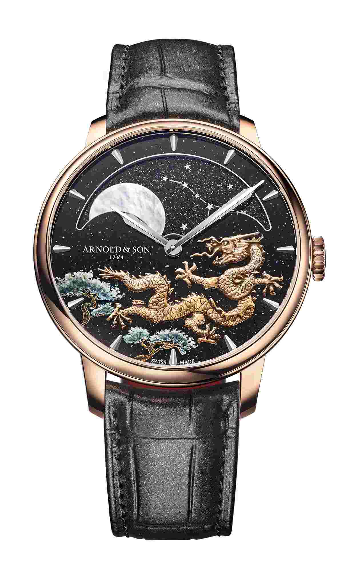 Arnold & Son
Perpetual Moon 41.5 Red Gold “Year of the Dragon”