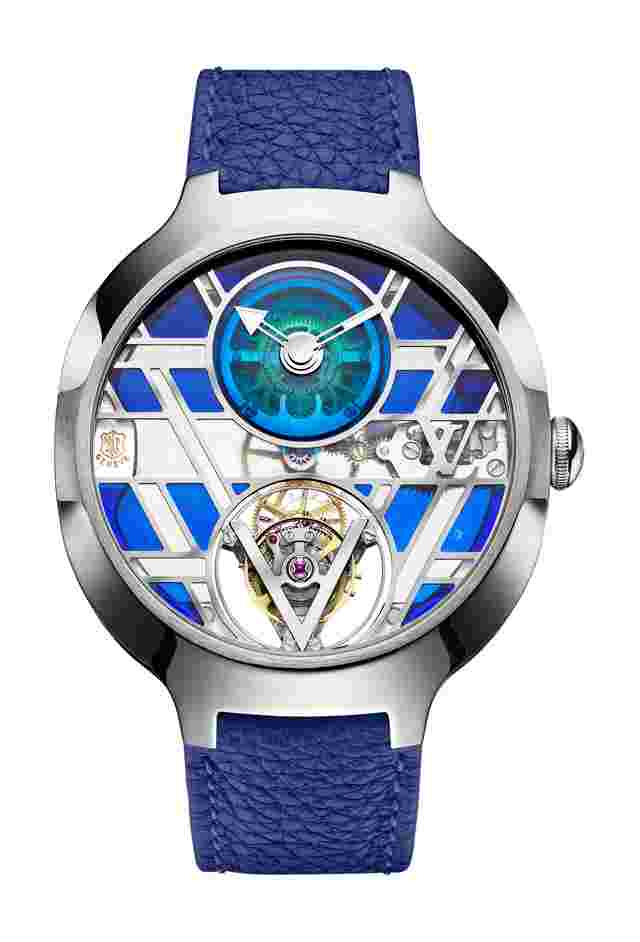 Louis Vuitton
Voyager Flying Tourbillon Poinçon de Genève Plique-à-Jour