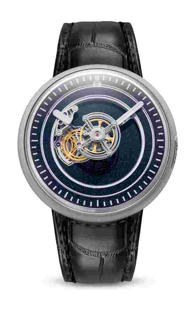 Marco Tedeschi
Central Floating Tourbillon Titanium Blue Aventurine