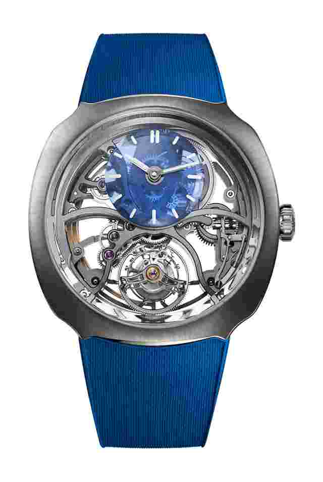 H. Moser & Cie
Streamliner Cylindrical Tourbillon Skeleton Alpine Limited Edition