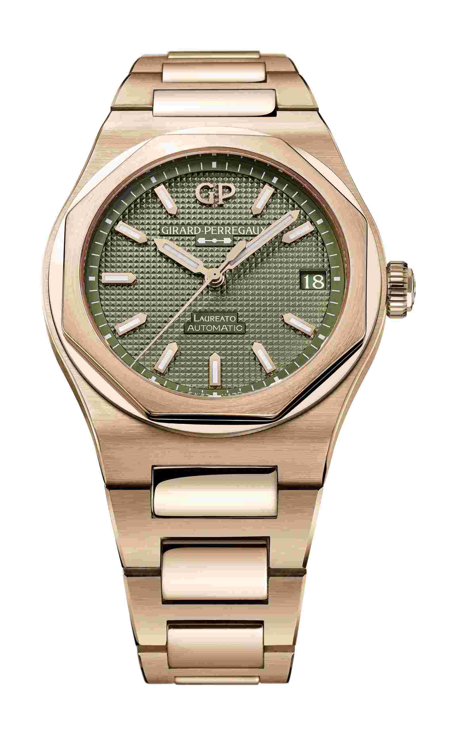 Girard-Perregaux
Laureato 42 mm Pink Gold Sage Green