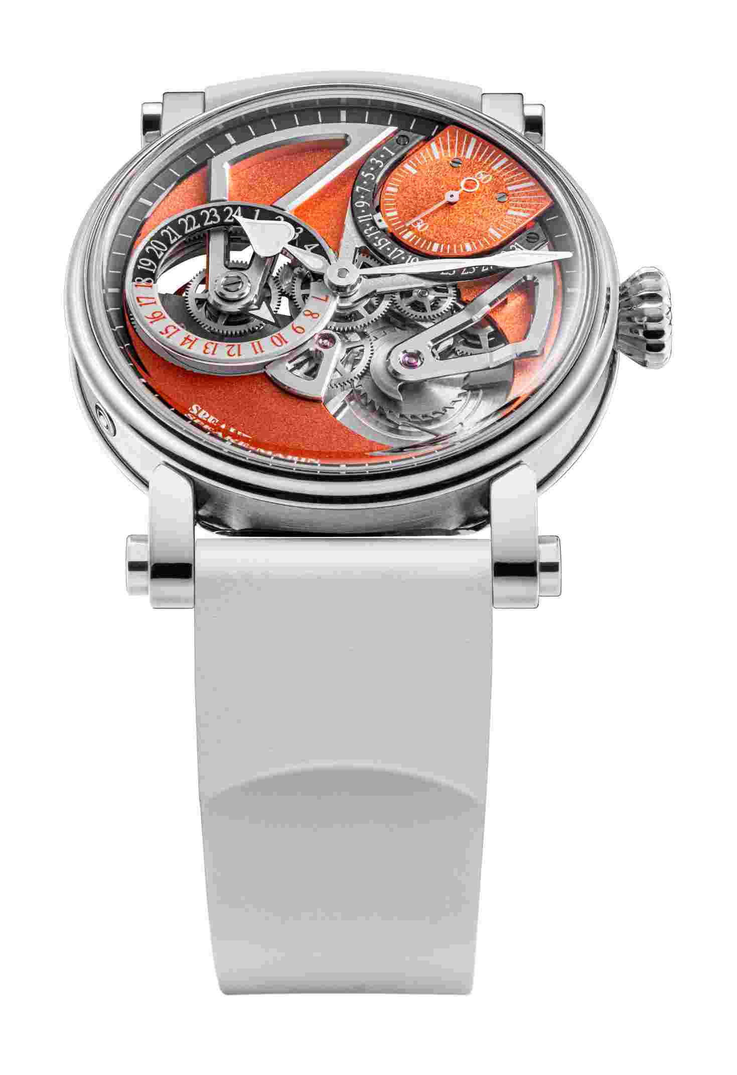 Speake-Marin
Openworked Dual Time Terracotta