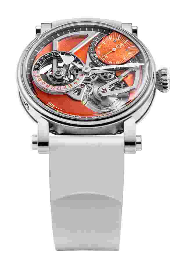 Speake-Marin
Openworked Dual Time Terracotta