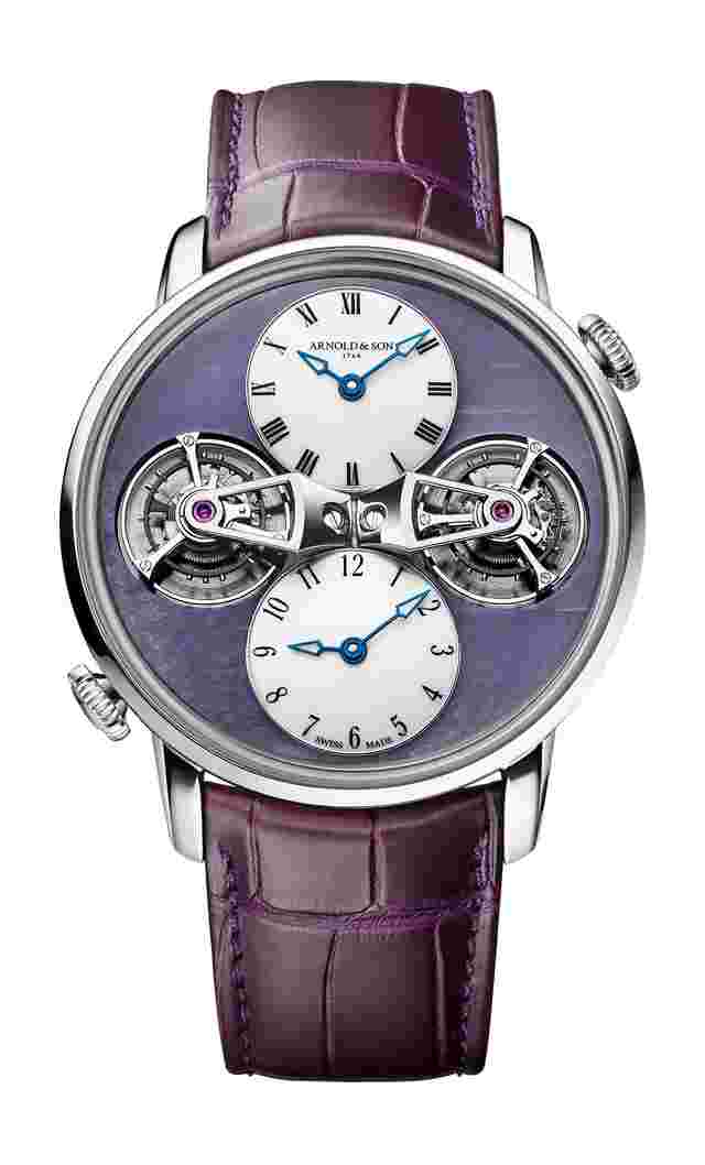 Arnold & Son
Double Tourbillon Charoite Edition