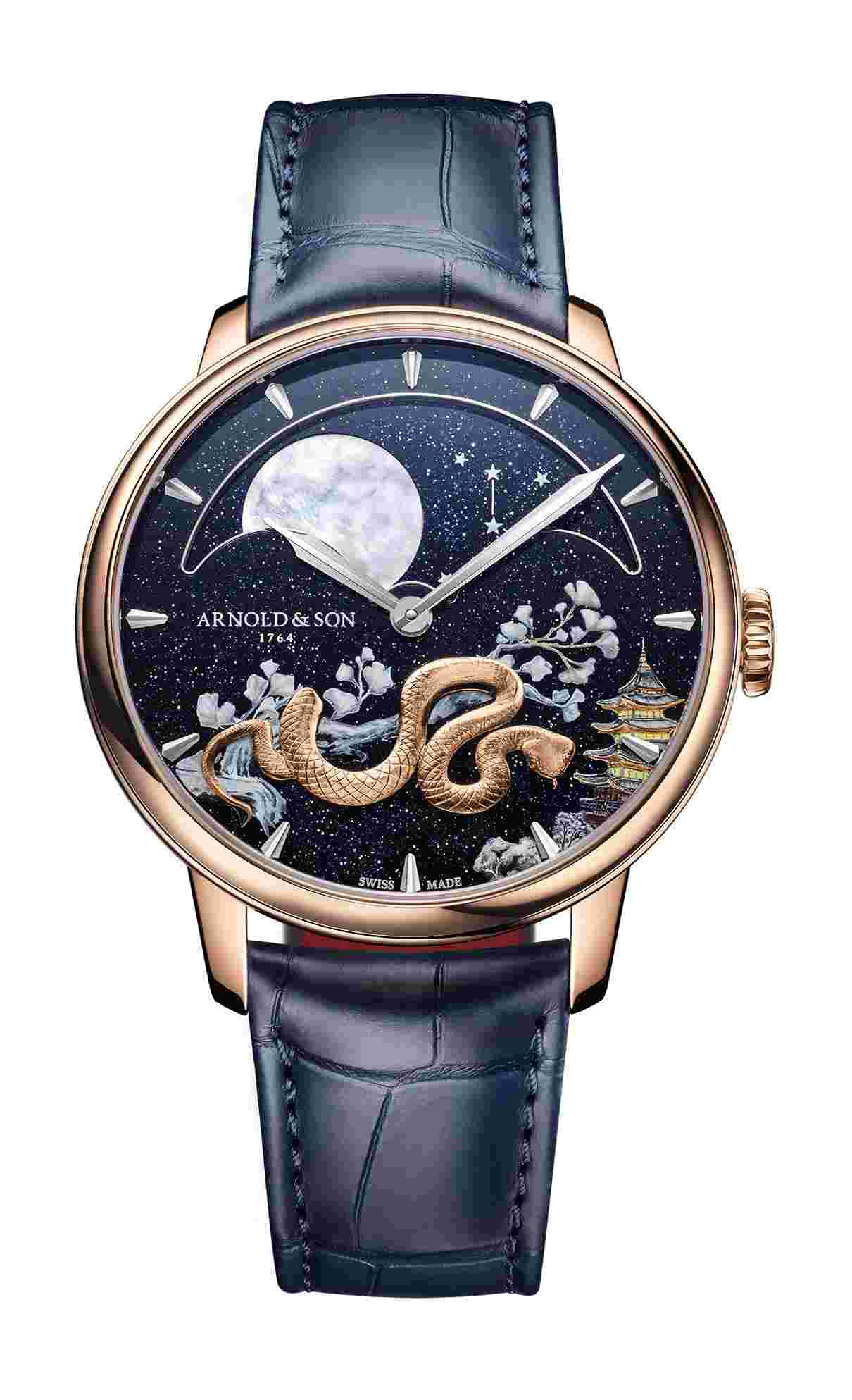 Arnold & Son
Perpetual Moon 41.5 Red Gold “Year of the Snake”