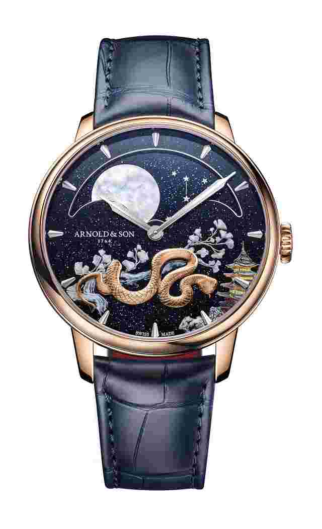 Arnold & Son
Perpetual Moon 41.5 Red Gold “Year of the Snake”