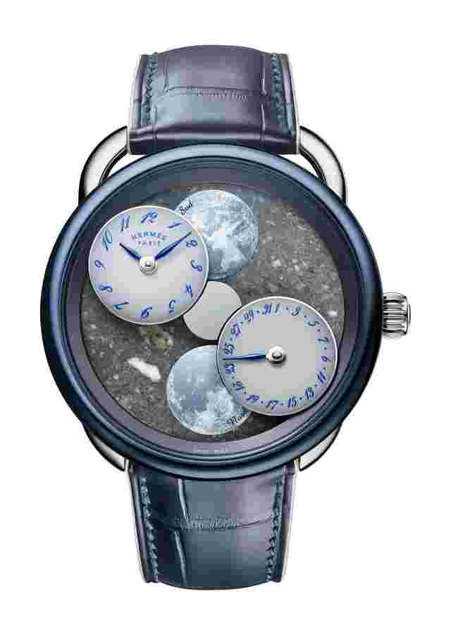 Hermès
Arceau L’Heure de la Lune Blue Grey Moon Set