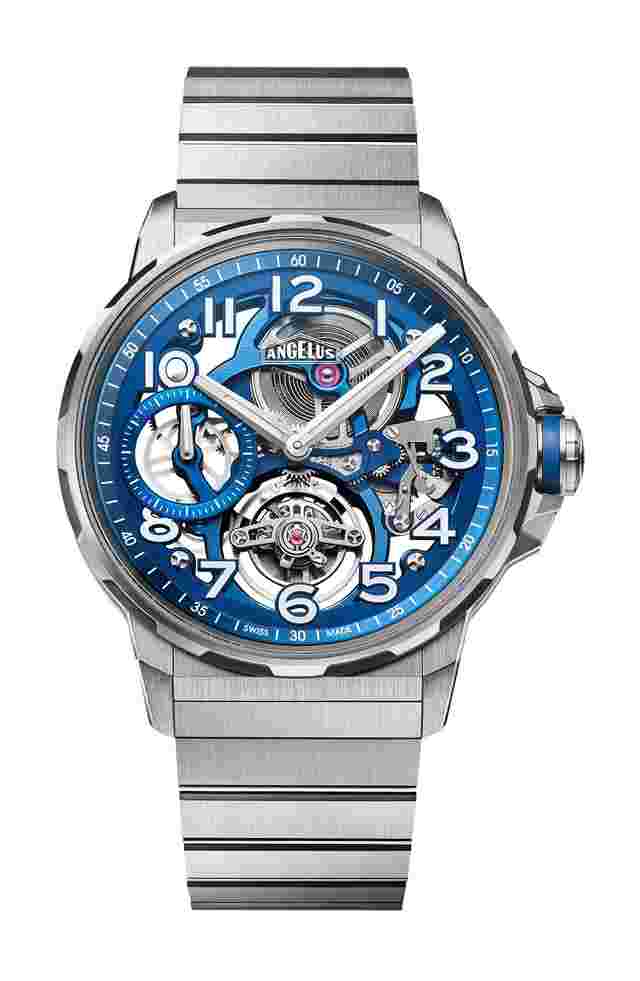 Angelus
Flying Tourbillon Titanium Blue