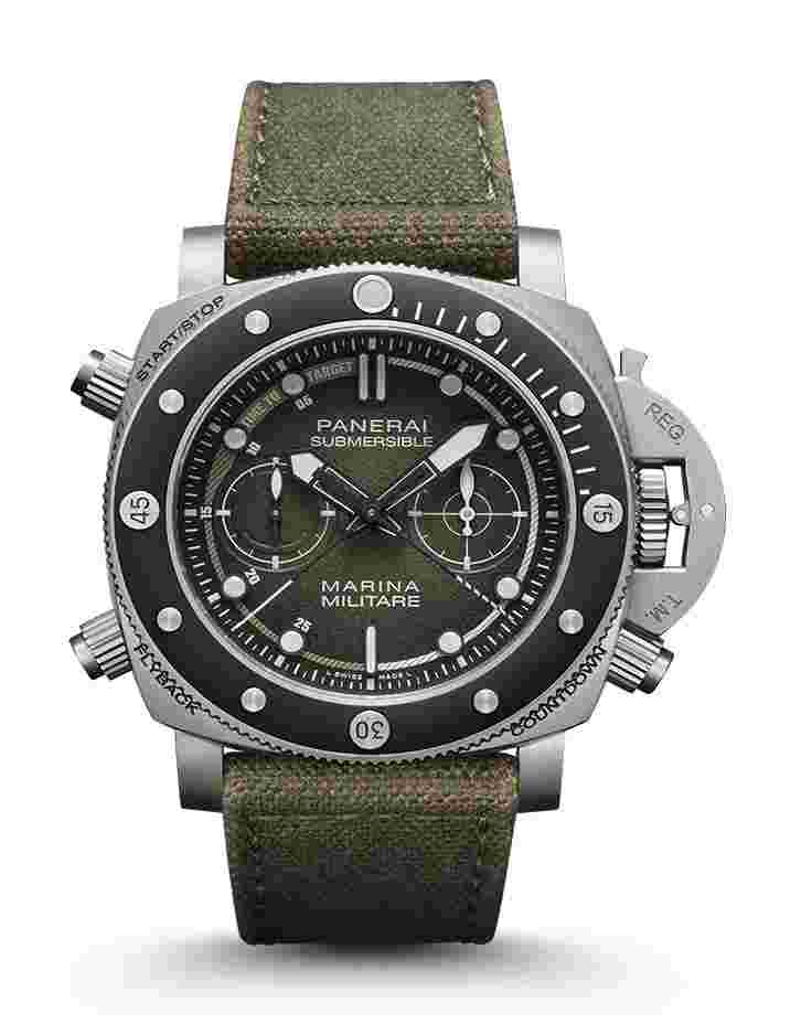 Panerai
Submersible Chrono Marina Militare Experience Edition