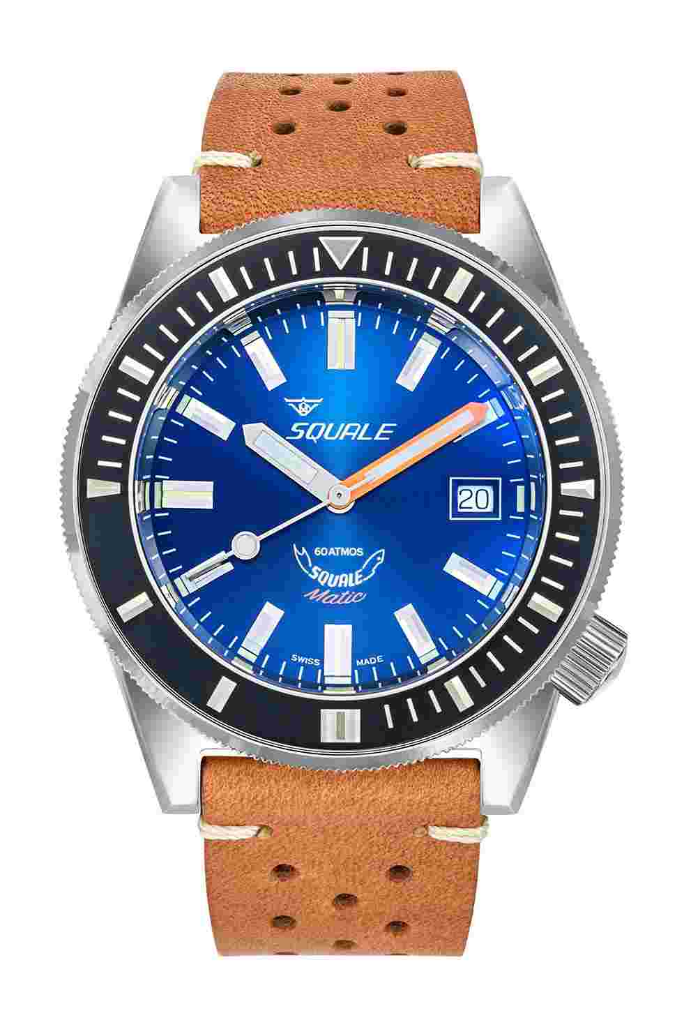 Squale
Matic Dark Blue Leather