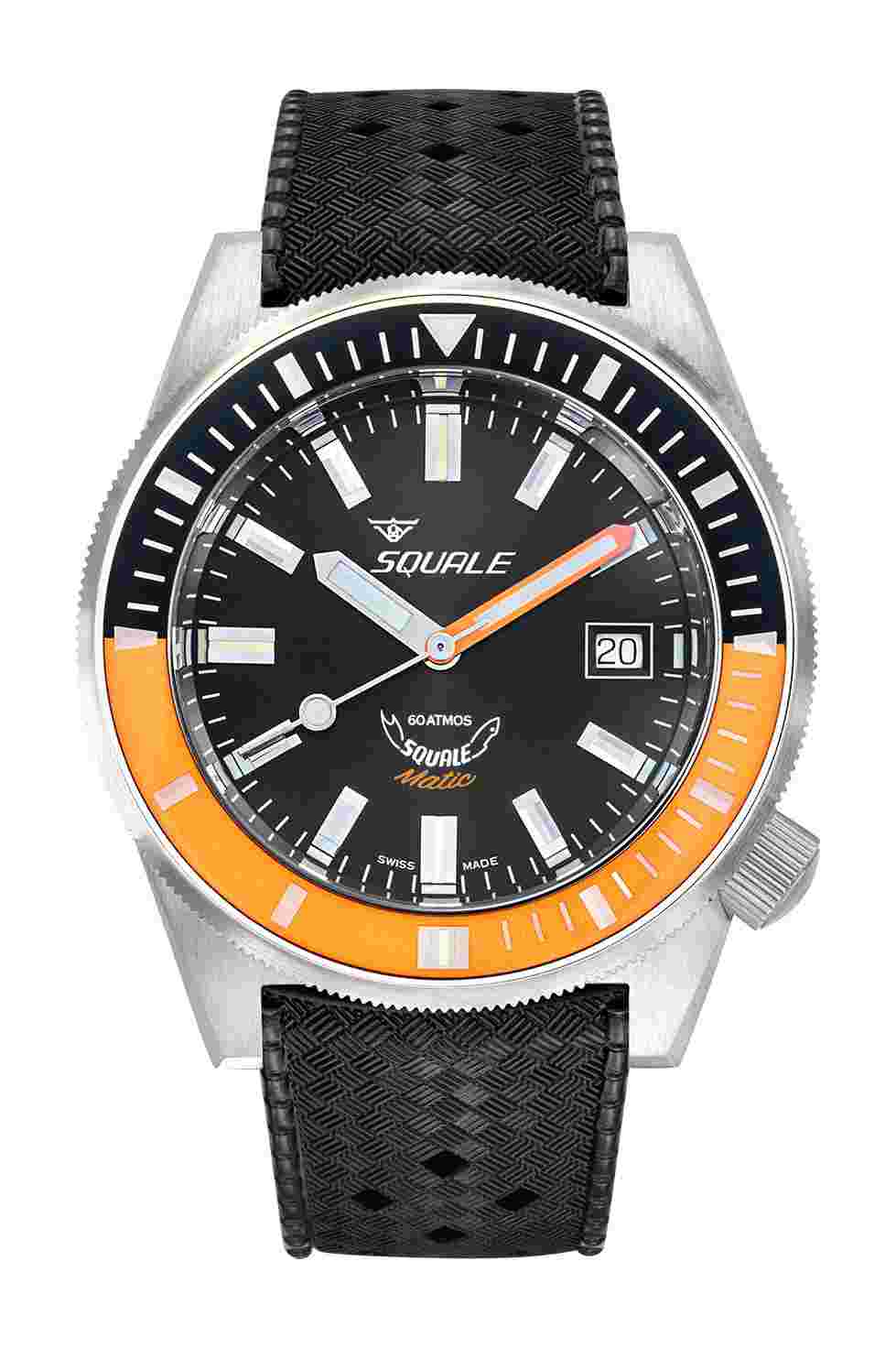 Squale
Matic Satin Orange Rubber