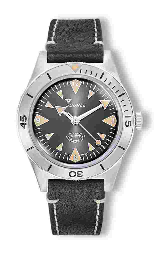 Squale
Super-Squale Big Arrows Black Leather