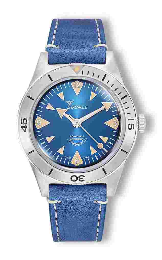 Squale
Super-Squale Big Arrows Blue Leather