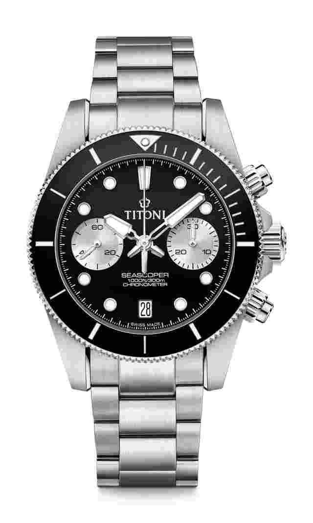 Titoni
Seascoper 300 Bi-Compax Chronograph