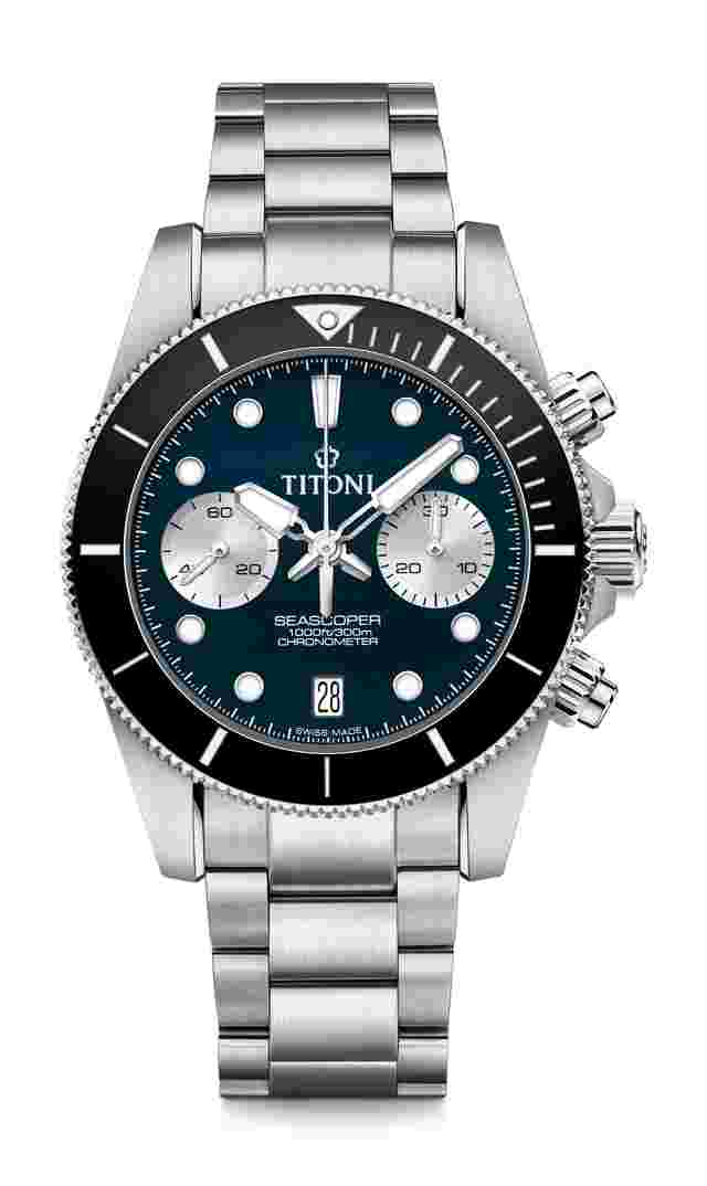 Titoni
Seascoper 300 Bi-Compax Chronograph