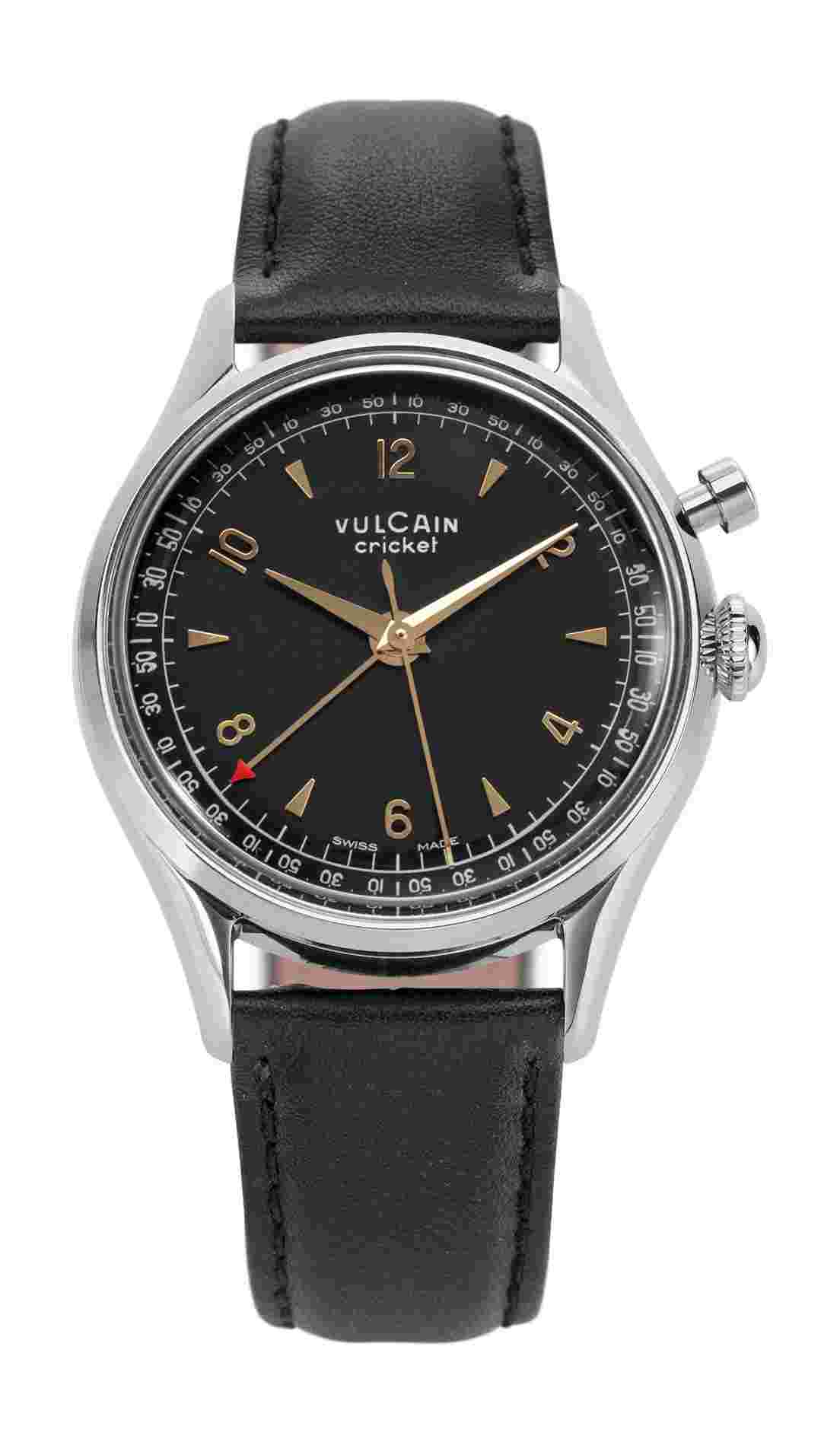 Vulcain
Cricket Tradition 39 Black & Gold