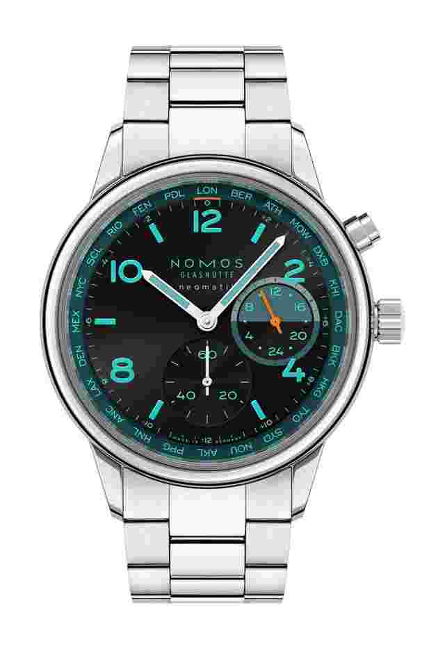 Nomos Glashütte
Club Sport neomatik Worldtimer Trace