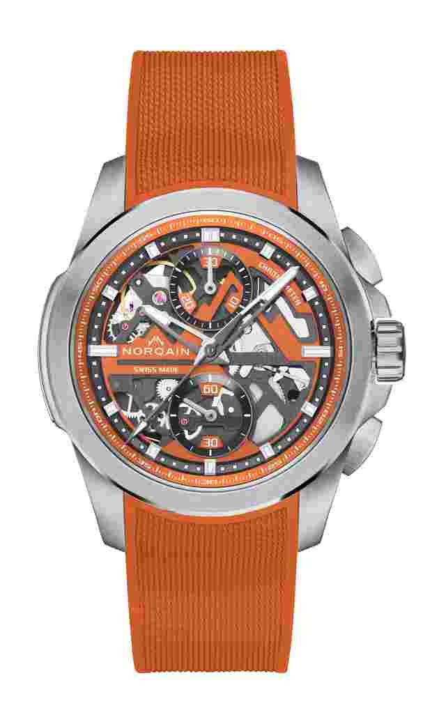 NORQAIN
Independence Skeleton Chrono 42 Orange