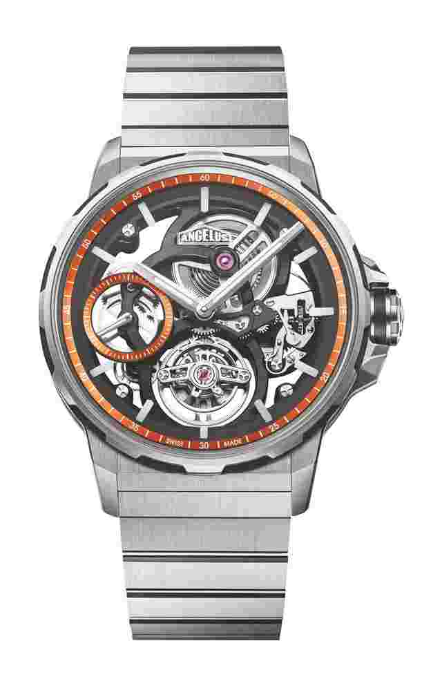 Angelus
Flying Tourbillon Skeleton Titanium Orange