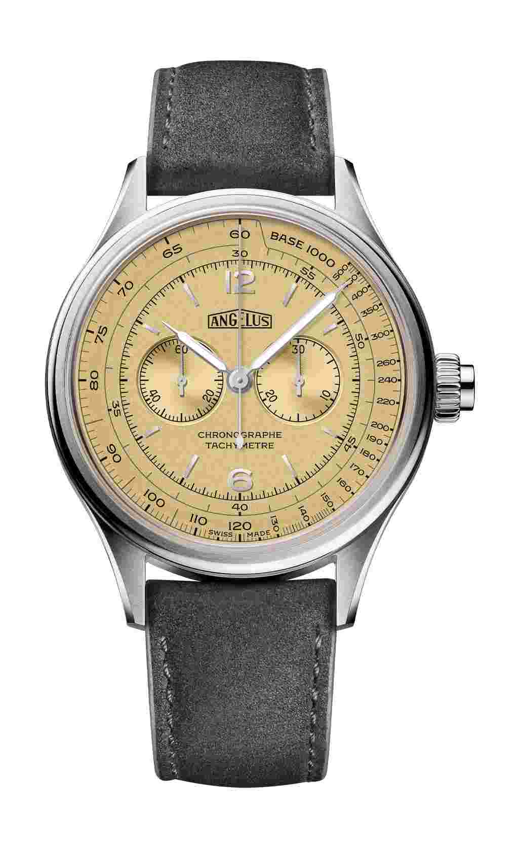 Angelus
Chronographe Tachymètre x Monochrome