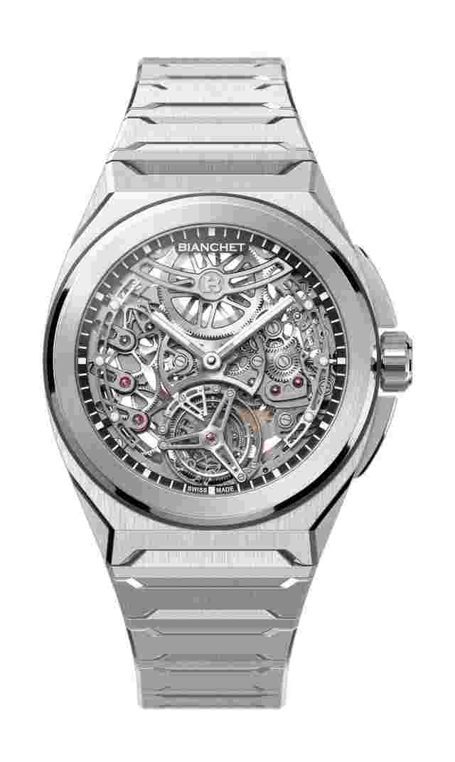Bianchet
Rotondo Ultrafino Titanium Skeleton Black