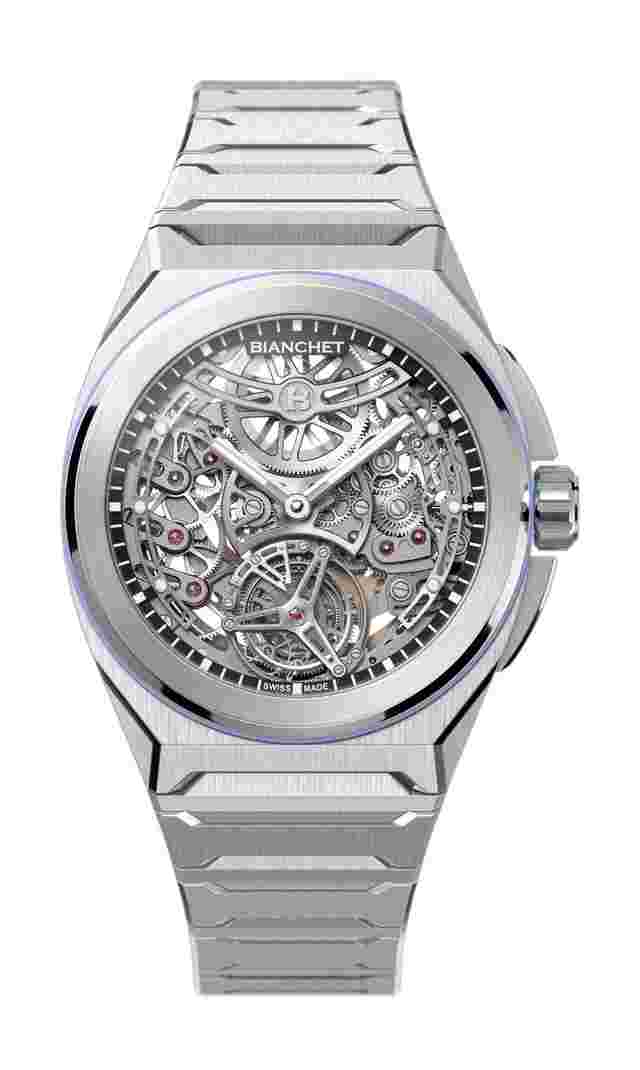 Bianchet
Rotondo Ultrafino Titanium Skeleton Sky Blue