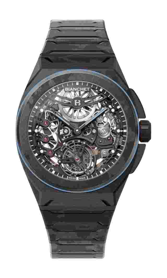 Bianchet
Rotondo Ultrafino Carbon Skeleton Sky Blue