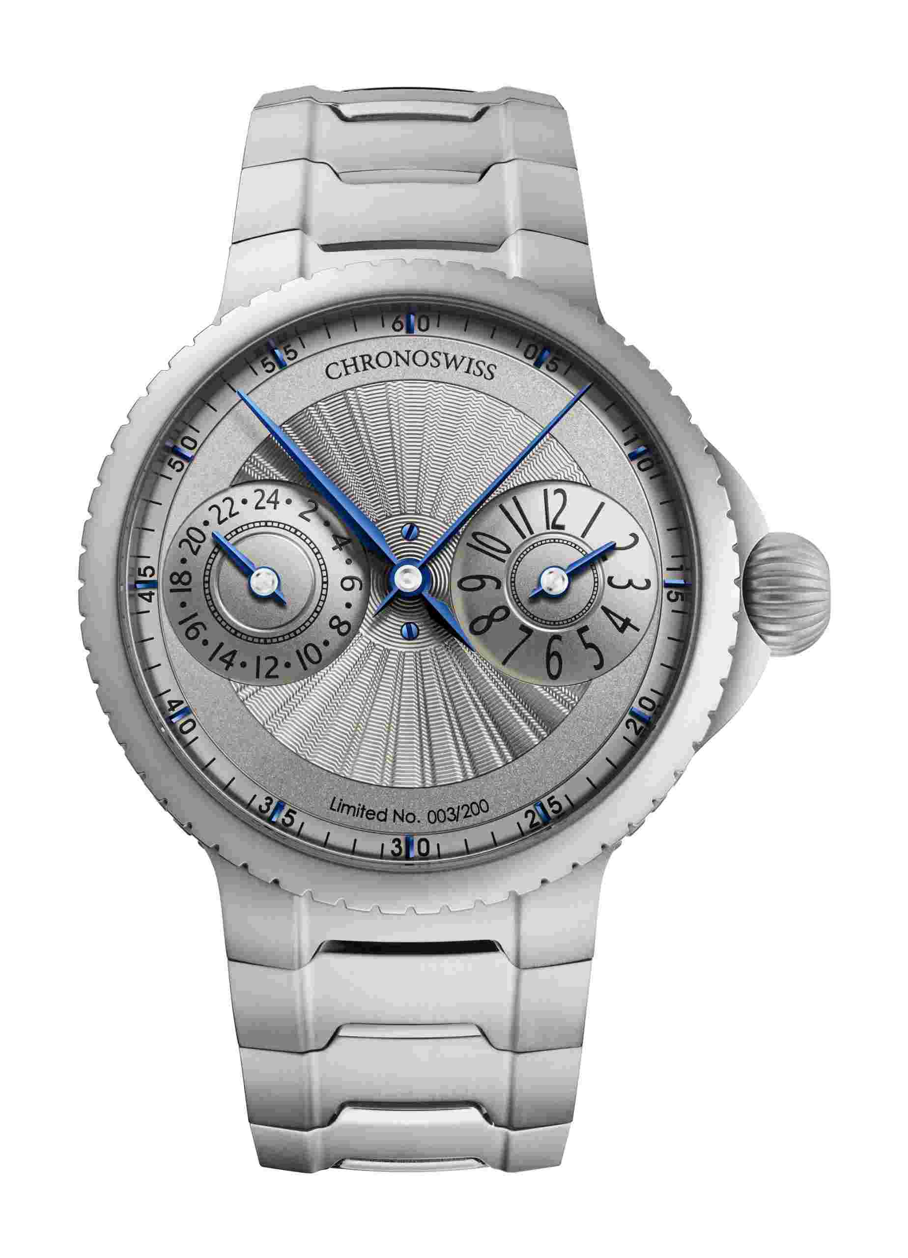 Chronoswiss
Pulse GMT Silver Guilloche