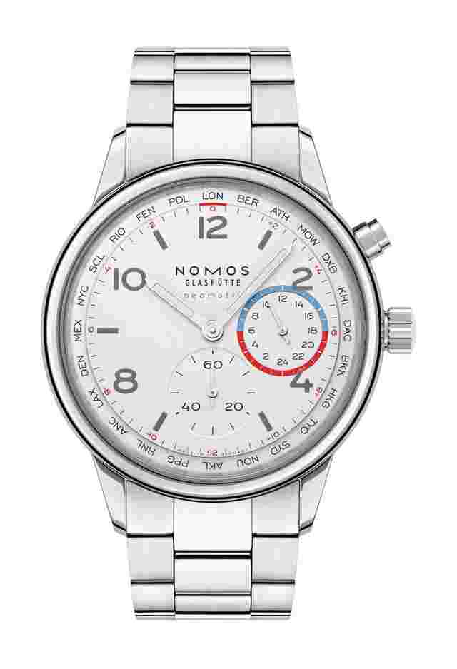 Nomos Glashütte
Club Sport neomatik Worldtimer white