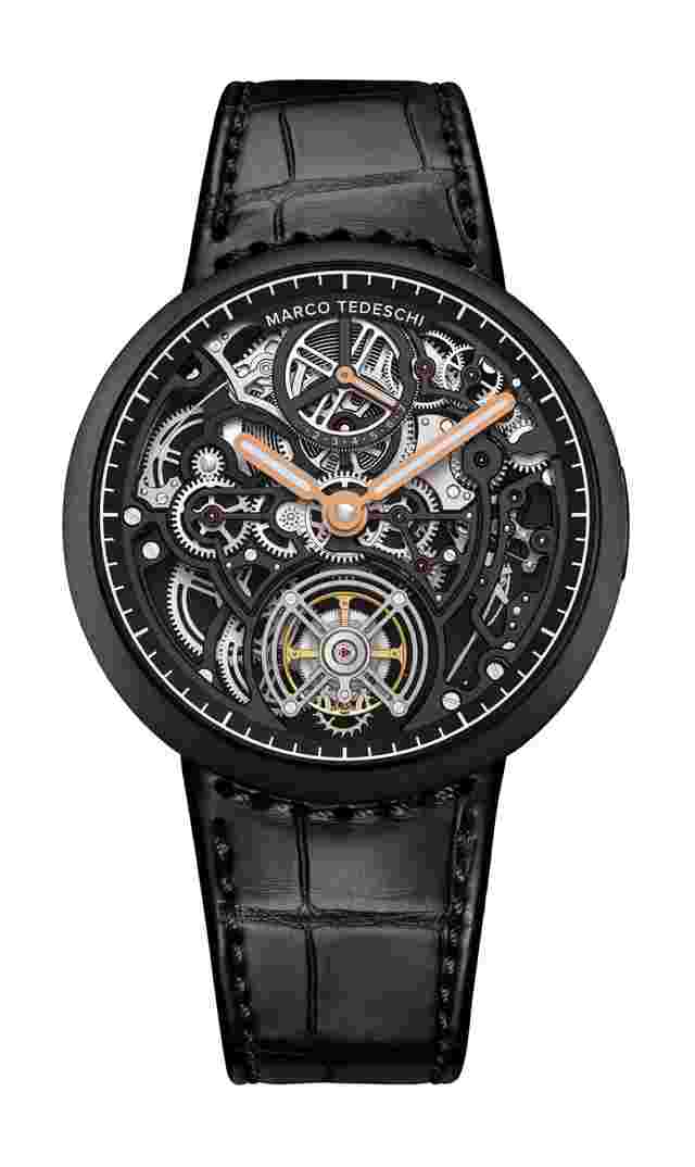 Marco Tedeschi
MT1.1 Le Tourbillon 7 Jours Titanium Black