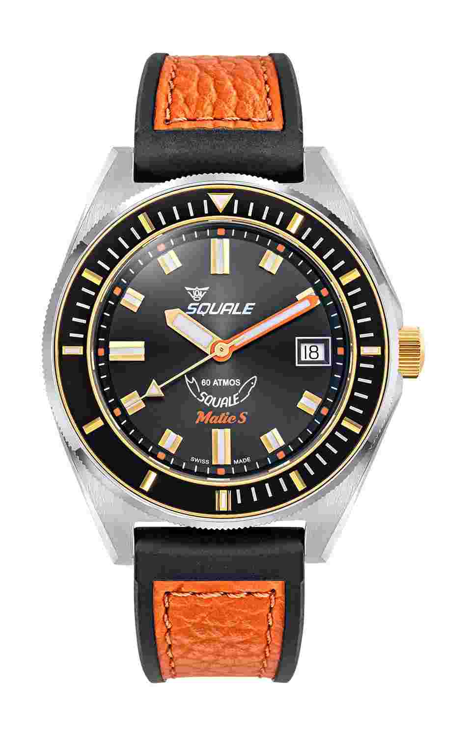 Squale
Matic S Two-Tone Hydroleather