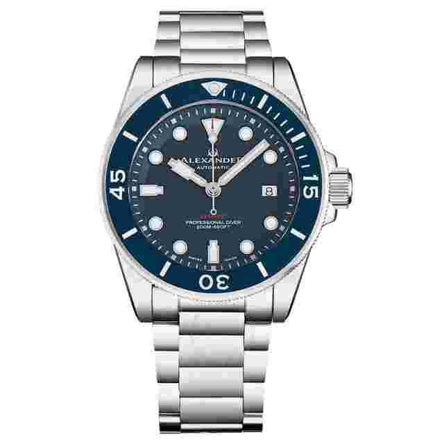 Alexander Alexander 2 Automatic Blue Dial Men's Watch A520-03