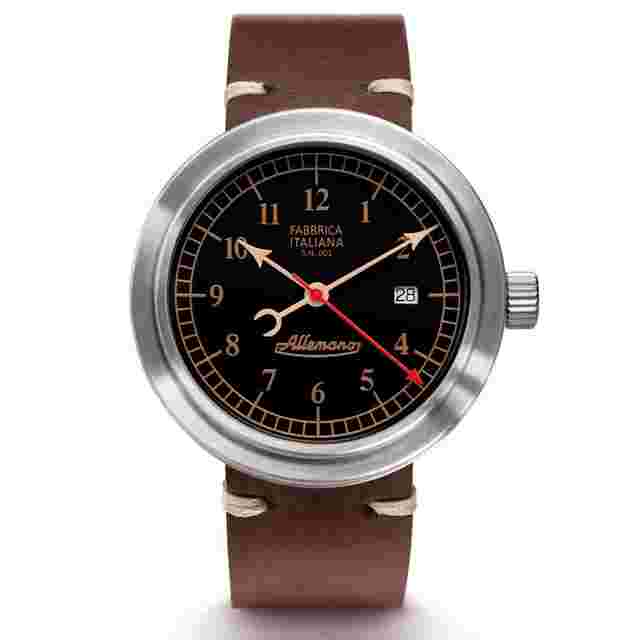 Allemano 1919 DAY Automatic Black Dial Men's Watch DAY A 1919 NP-PB